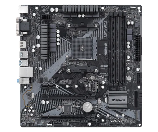 Материнская плата ASRock B450M Pro4 R2.0 Socket AM4